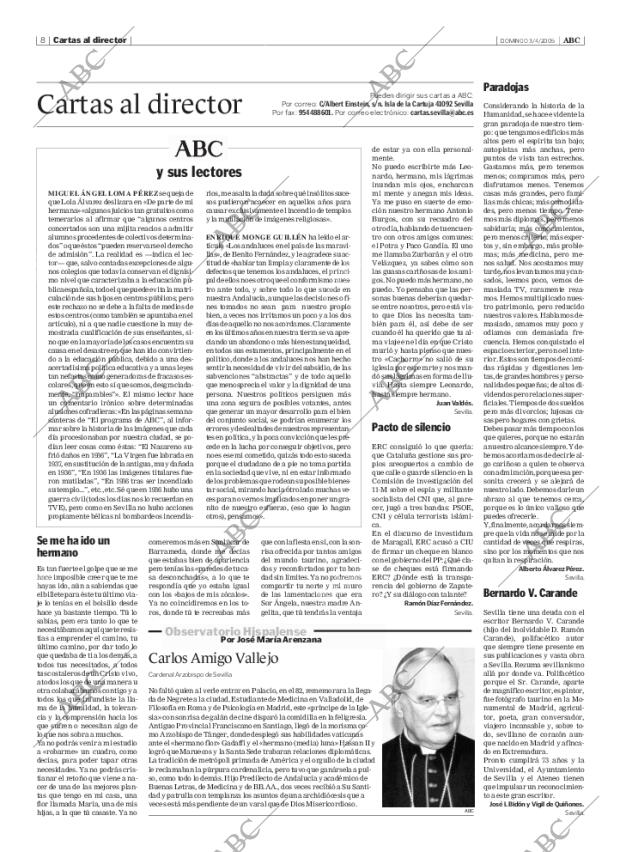 ABC SEVILLA 03-04-2005 página 8