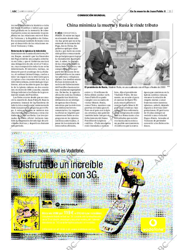 ABC MADRID 04-04-2005 página 33