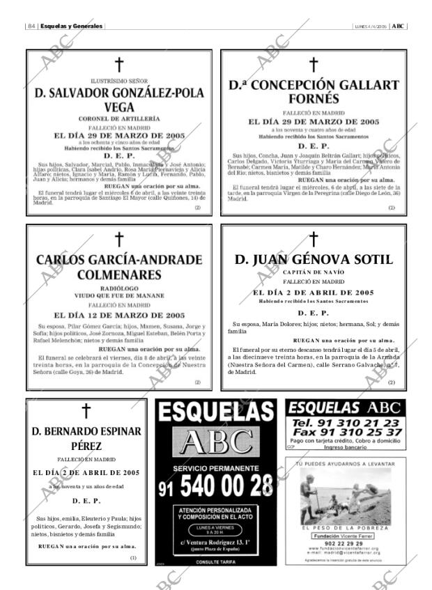 ABC MADRID 04-04-2005 página 84