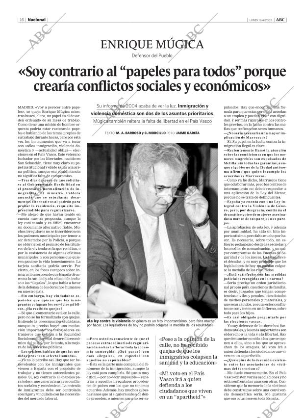 ABC CORDOBA 11-04-2005 página 16