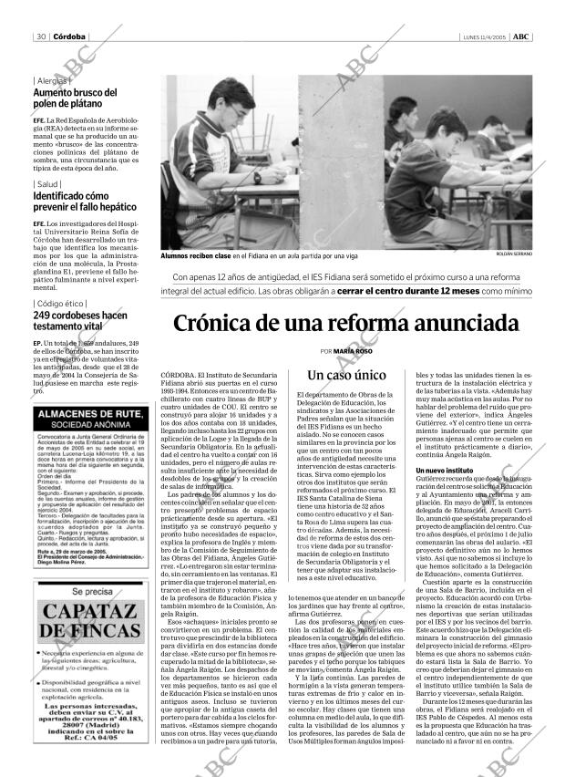 ABC CORDOBA 11-04-2005 página 30