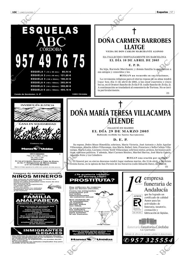 ABC CORDOBA 11-04-2005 página 57