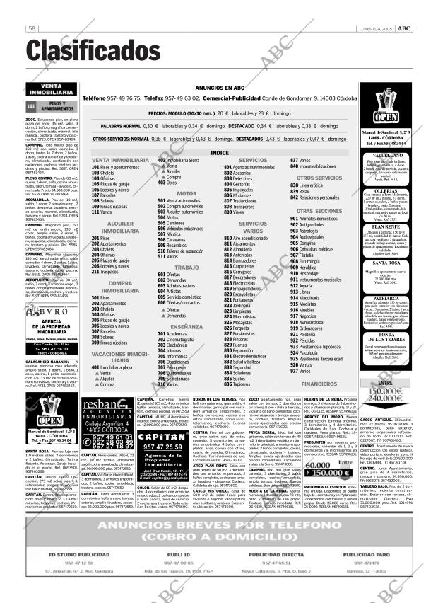ABC CORDOBA 11-04-2005 página 58