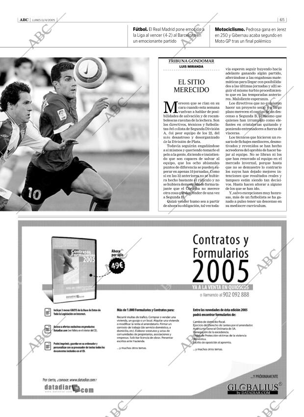 ABC CORDOBA 11-04-2005 página 65