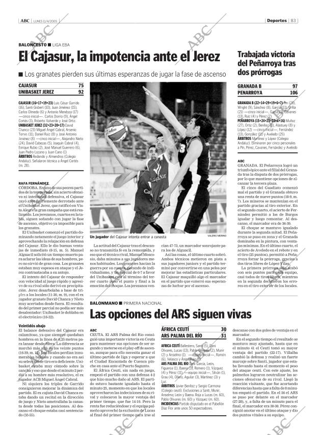 ABC CORDOBA 11-04-2005 página 83