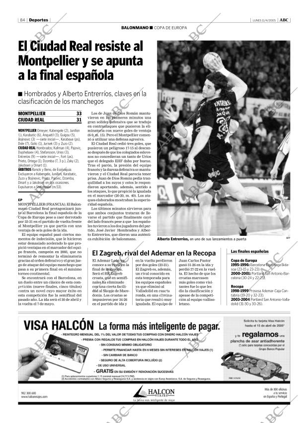 ABC CORDOBA 11-04-2005 página 84