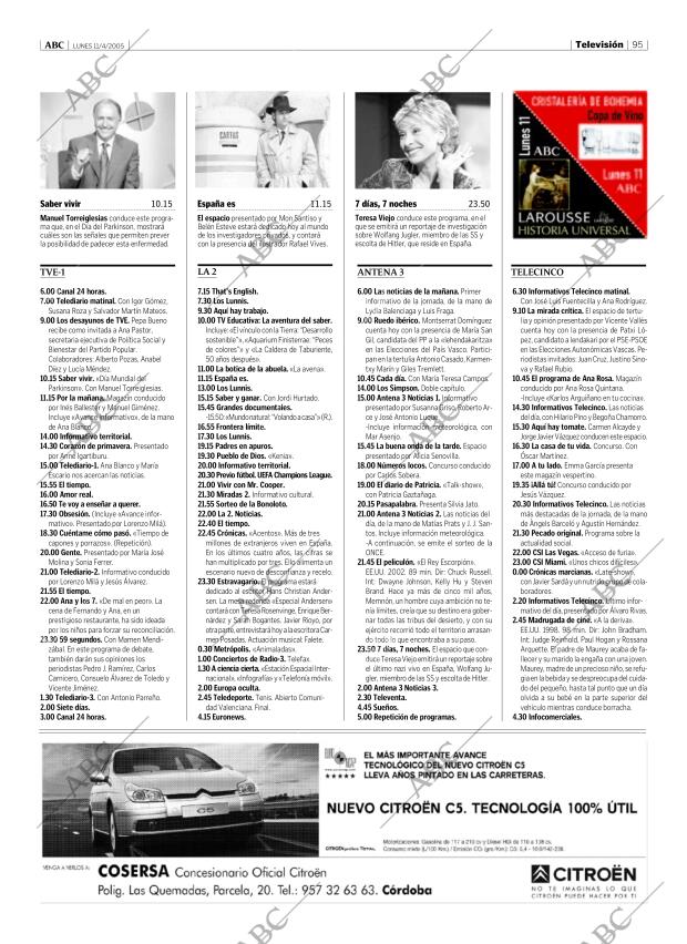ABC CORDOBA 11-04-2005 página 95