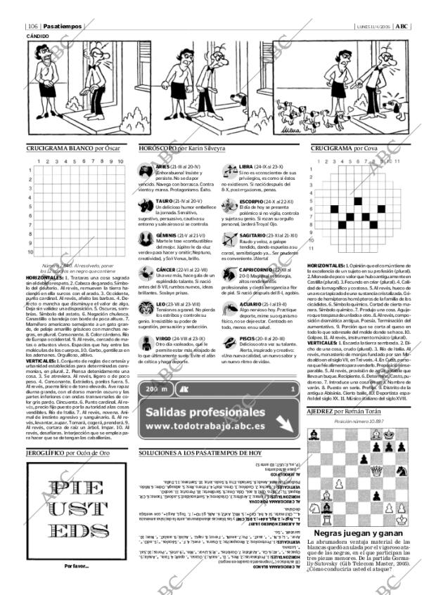 ABC MADRID 11-04-2005 página 106