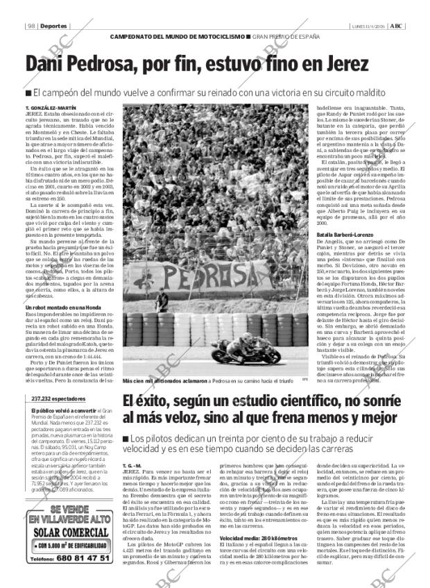 ABC MADRID 11-04-2005 página 98
