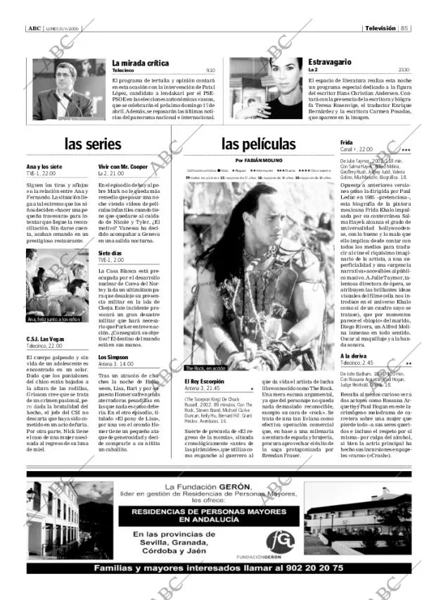 ABC SEVILLA 11-04-2005 página 85