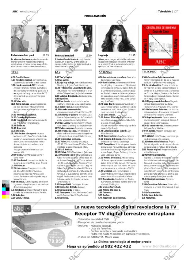 ABC MADRID 12-04-2005 página 107