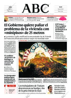 ABC SEVILLA 12-04-2005 página 1