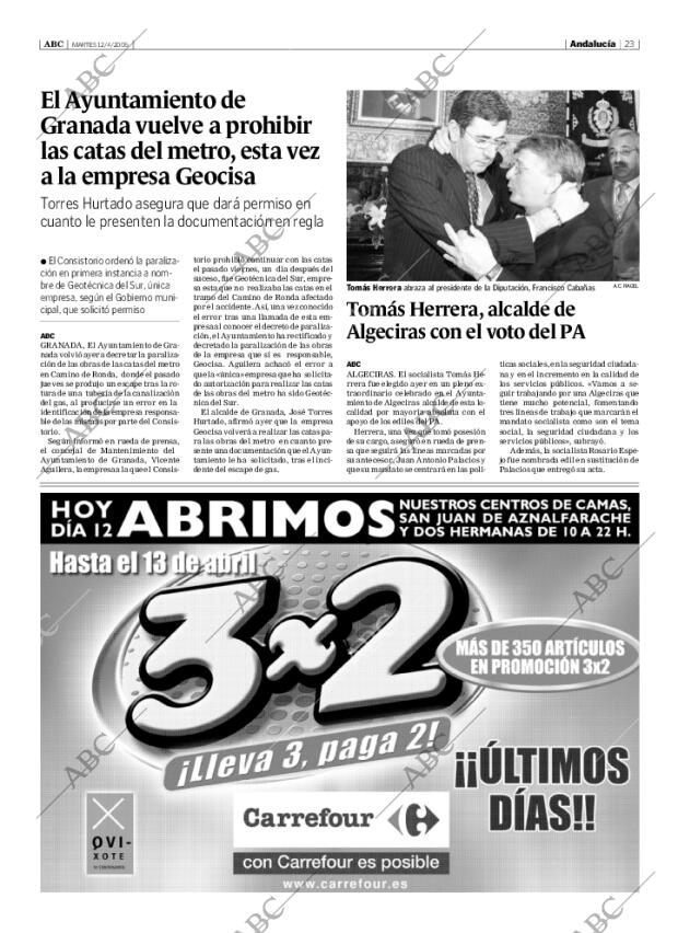 ABC SEVILLA 12-04-2005 página 23