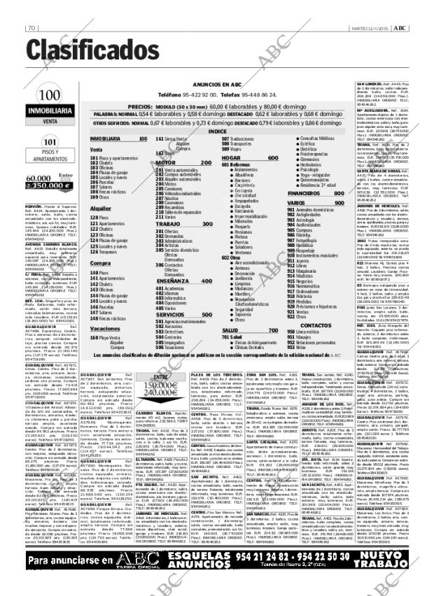 ABC SEVILLA 12-04-2005 página 70