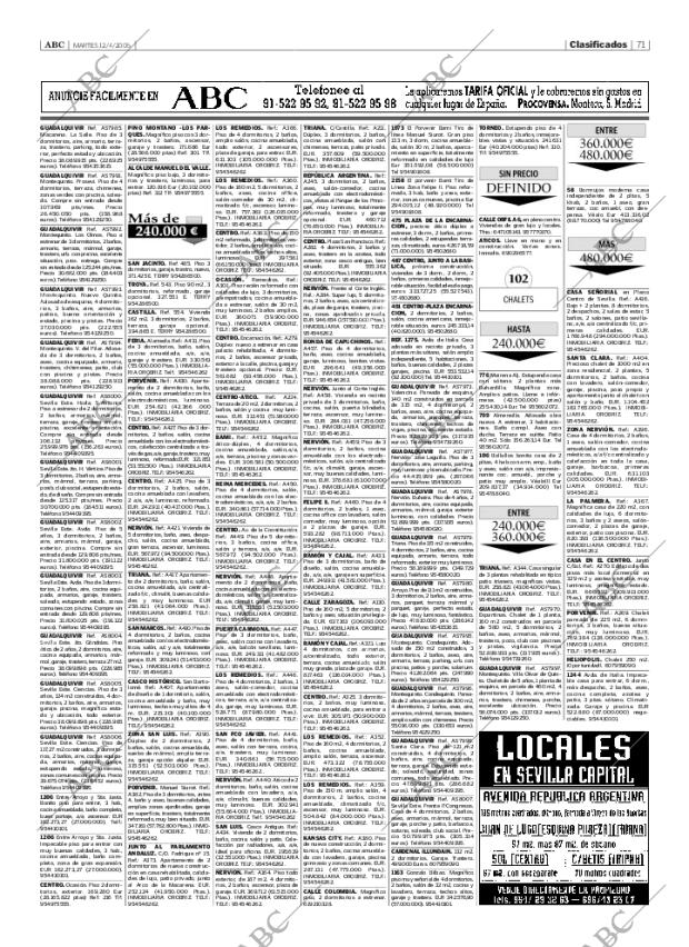 ABC SEVILLA 12-04-2005 página 71