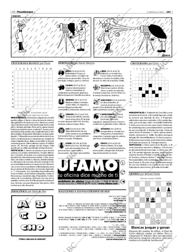 ABC SEVILLA 12-04-2005 página 98