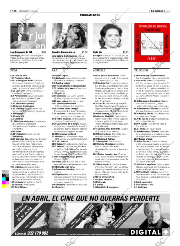 ABC MADRID 13-04-2005 página 111