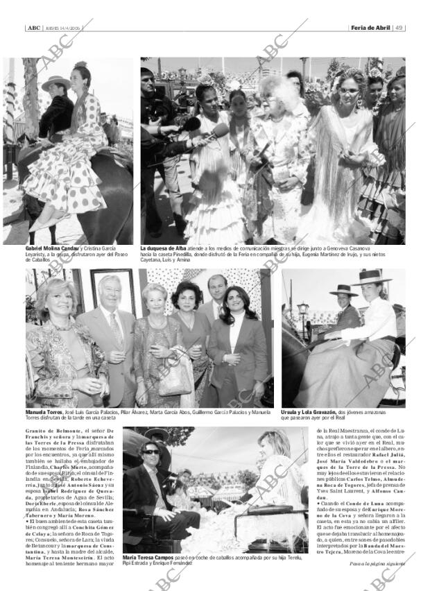 ABC SEVILLA 14-04-2005 página 49