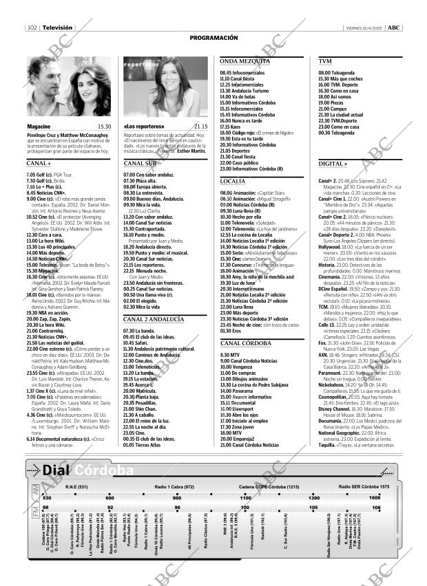 ABC CORDOBA 15-04-2005 página 102