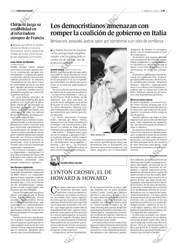 ABC MADRID 15-04-2005 página 32