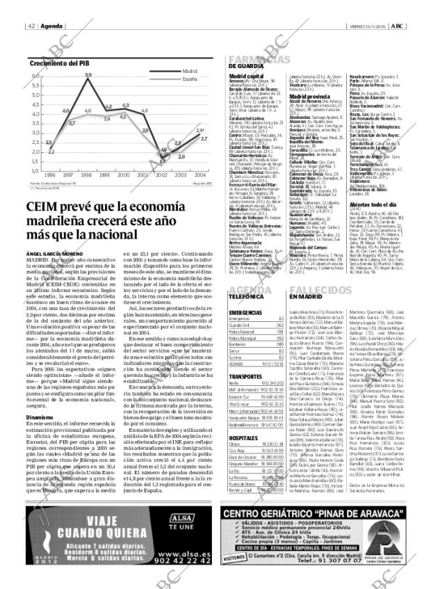 ABC MADRID 15-04-2005 página 42