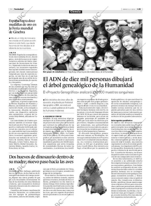 ABC MADRID 15-04-2005 página 54