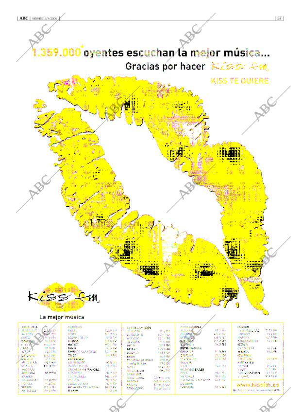 ABC MADRID 15-04-2005 página 57