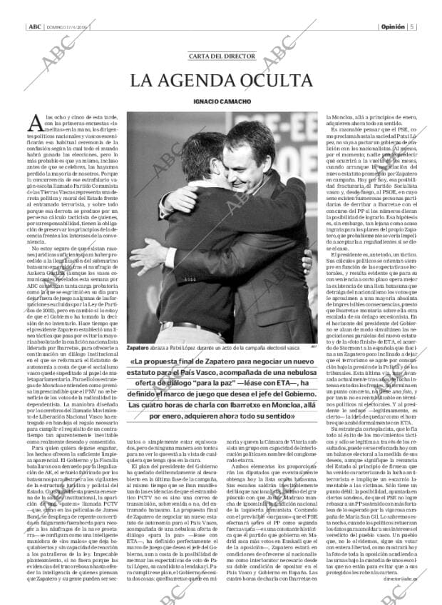 ABC MADRID 17-04-2005 página 5