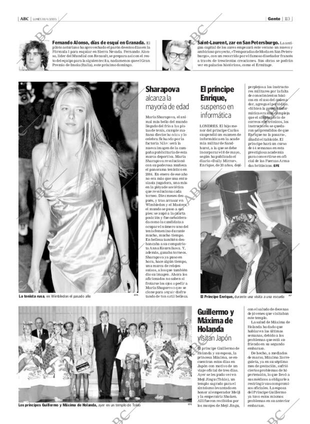 ABC MADRID 18-04-2005 página 113