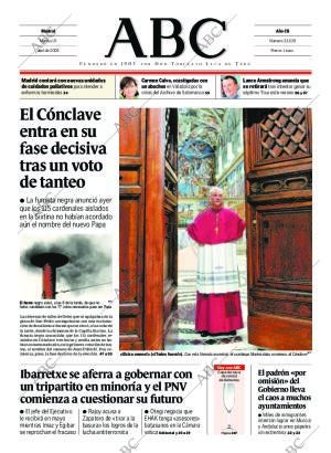 ABC MADRID 19-04-2005 página 1