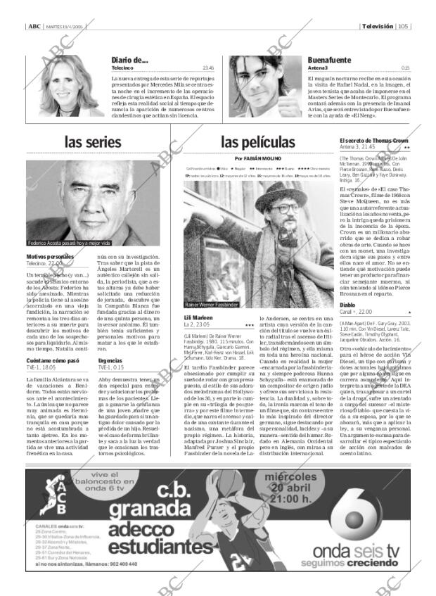 ABC MADRID 19-04-2005 página 105
