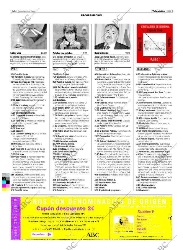 ABC MADRID 19-04-2005 página 107