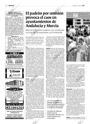 ABC MADRID 19-04-2005 página 22