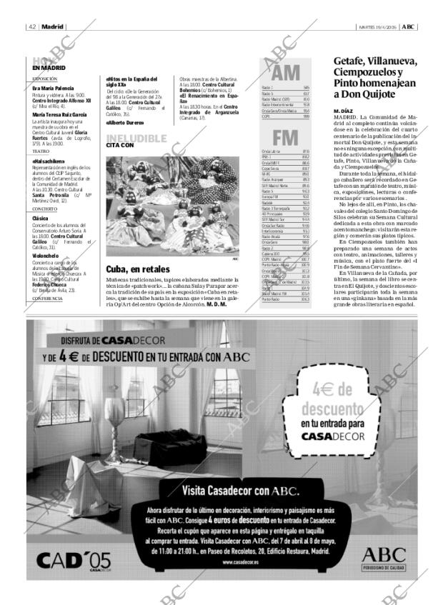 ABC MADRID 19-04-2005 página 42
