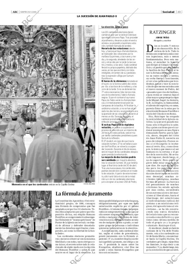 ABC MADRID 19-04-2005 página 49