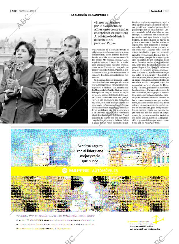ABC MADRID 19-04-2005 página 53