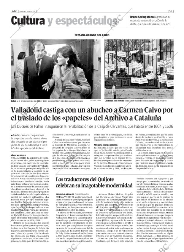 ABC MADRID 19-04-2005 página 59