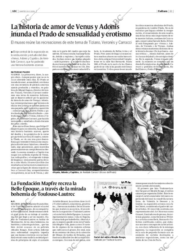 ABC MADRID 19-04-2005 página 61