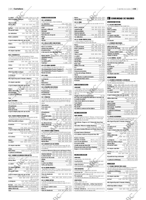 ABC MADRID 19-04-2005 página 68