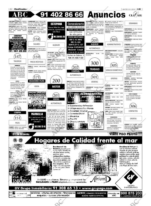 ABC MADRID 19-04-2005 página 82