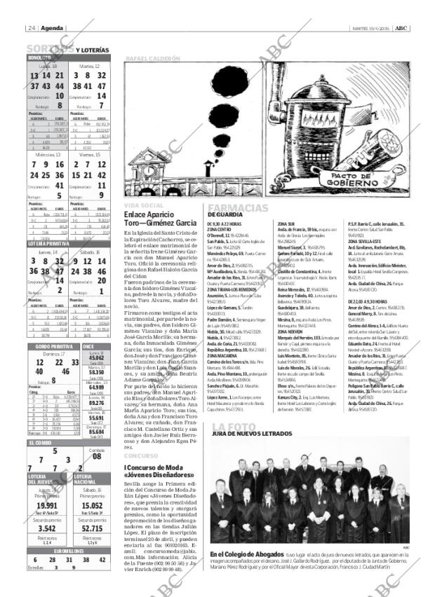 ABC SEVILLA 19-04-2005 página 24