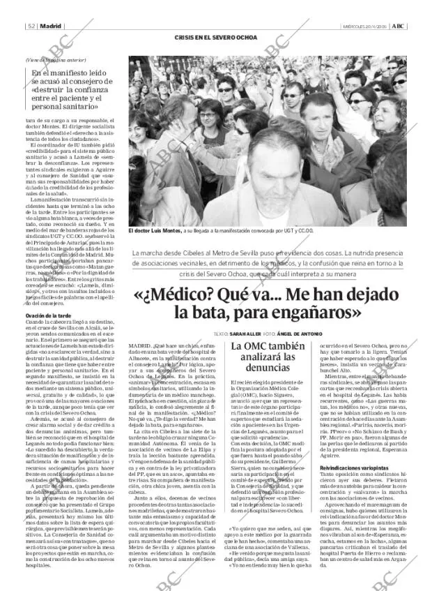 ABC MADRID 20-04-2005 página 52