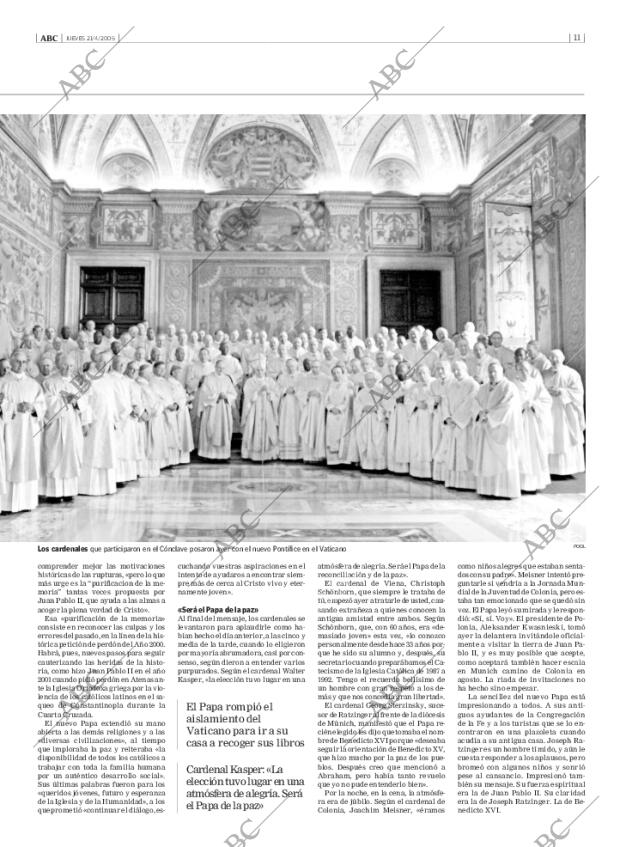 ABC MADRID 21-04-2005 página 11
