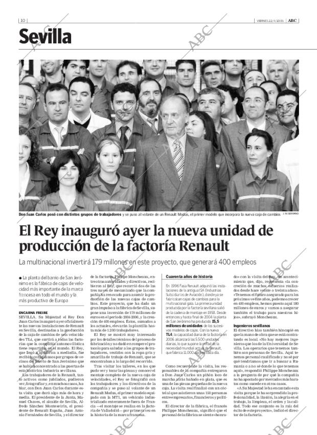 ABC SEVILLA 22-04-2005 página 10