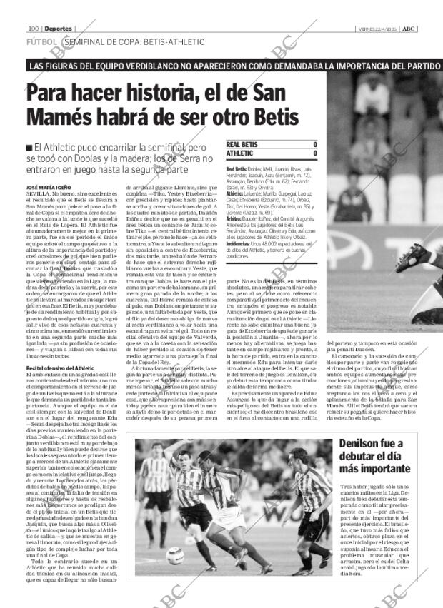 ABC SEVILLA 22-04-2005 página 100