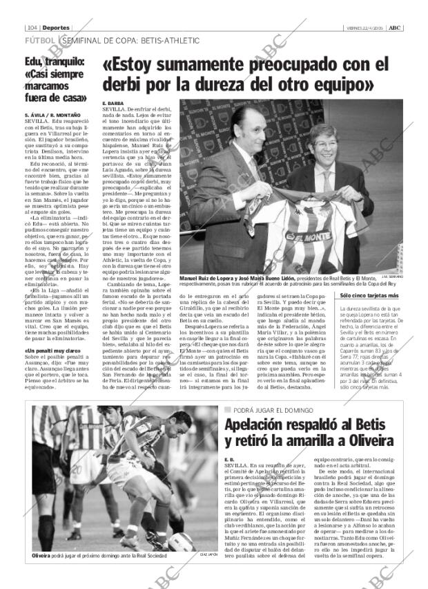 ABC SEVILLA 22-04-2005 página 104