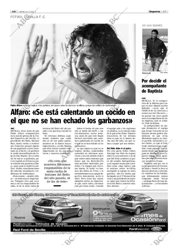 ABC SEVILLA 22-04-2005 página 105