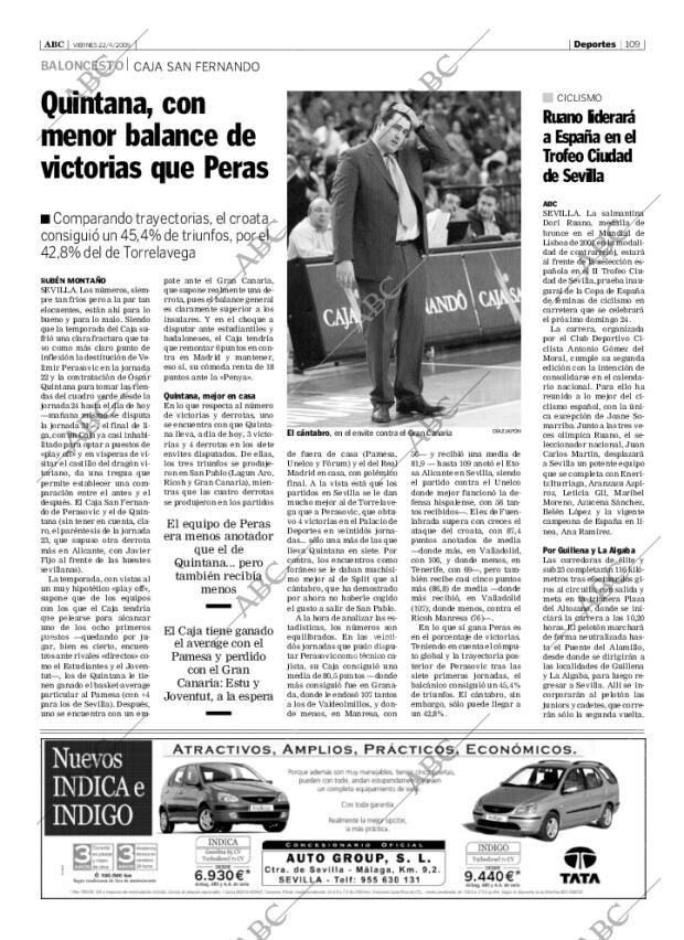 ABC SEVILLA 22-04-2005 página 109