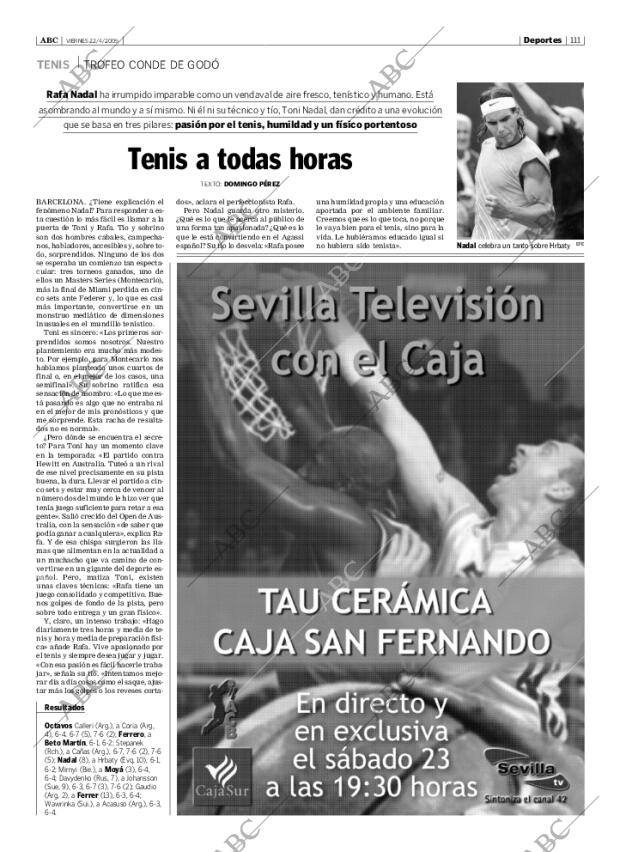 ABC SEVILLA 22-04-2005 página 111