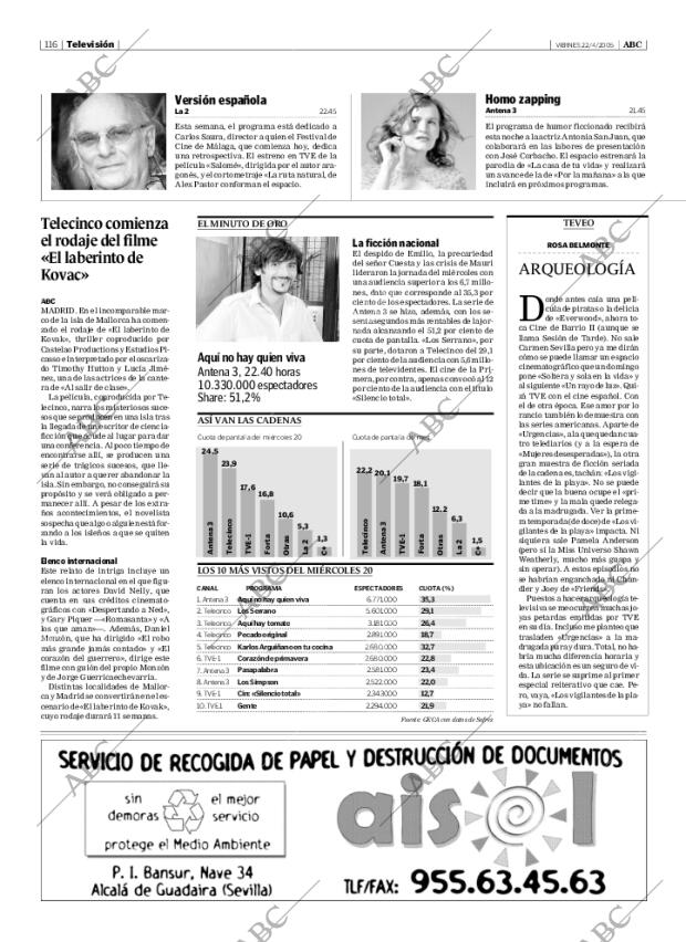 ABC SEVILLA 22-04-2005 página 116
